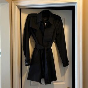 Banana republic Black Women's Trench Coat, nwt size S